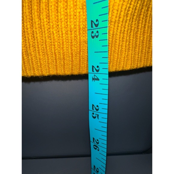 Anthropologie Sweater Maeve Womens Mustard Yellow Wool Blend Sweater 1XL - Picture 7 of 7